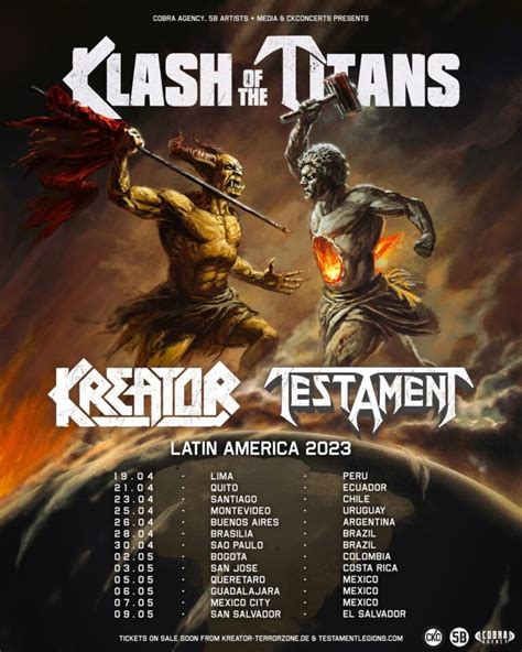 TESTAMENT & KREATOR 